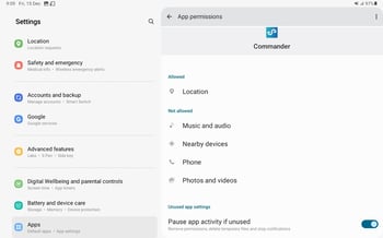 Allowed Permissions