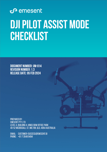 Cover - UM-014 - DJI Pilot Assist mode checklist - 1.3