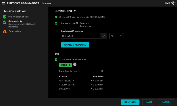 commander connectivity