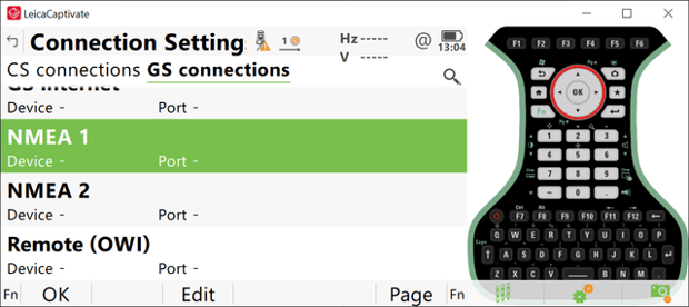 connection setting