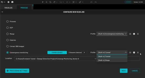 select profile to use
